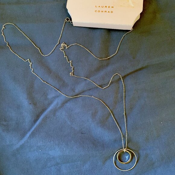 Lauren Conrad 32 inch Concentric Circle Necklace - Picture 2 of 3